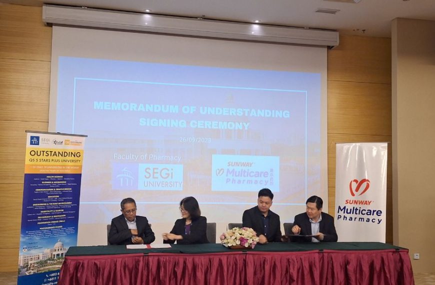 Advancing Healthcare Together: SEGi University and Sunway Multicare Pharmacy Sign MoU