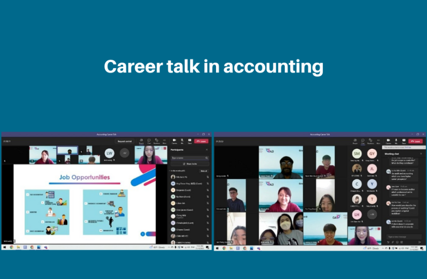 Career talk in accounting