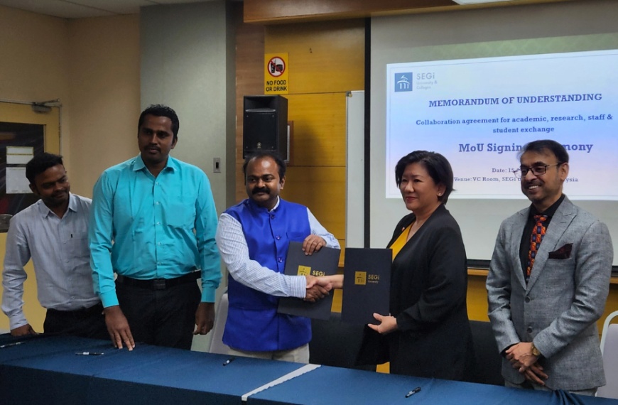 SEGi University Expands Global Reach with Collaboration with Mangayarkarasi College of Engineering