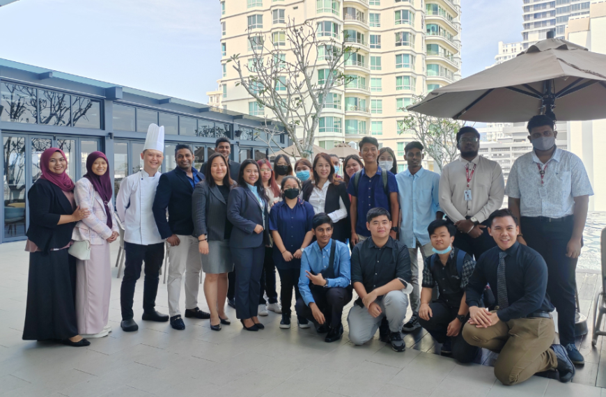 Hospitality students dive into real-world learning at Ascott Gurney Penang