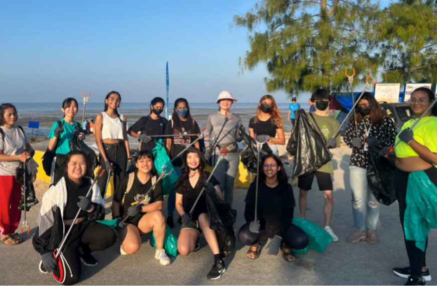 Students combat marine pollution with “Sea you, sea me” beach cleaning