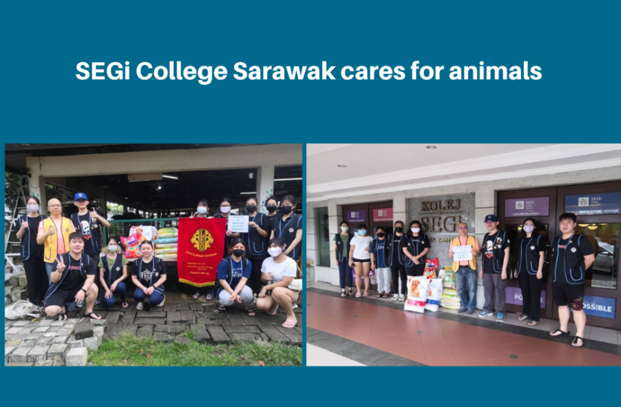 SEGi College Sarawak cares for animals