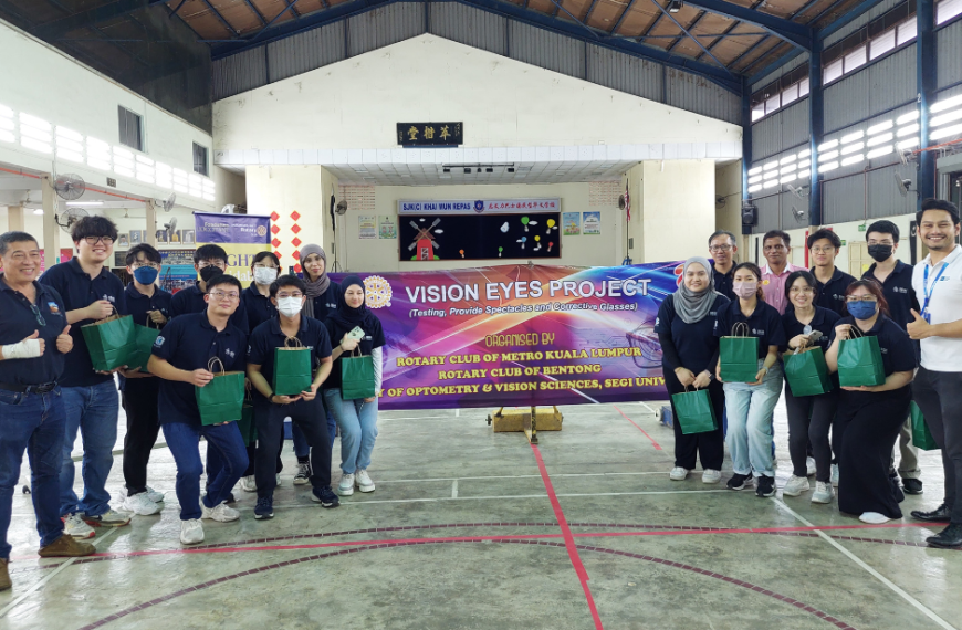 SEGi and Rotary Club Join Forces For The ‘Vision Eyes Project’