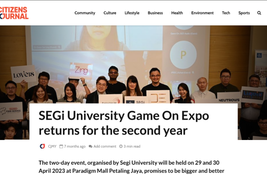 SEGi University Game On Expo returns for the second year