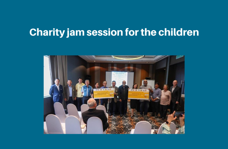 Charity jam session for the children