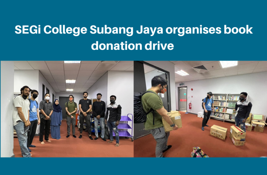 SEGi College Subang Jaya organises book donation drive