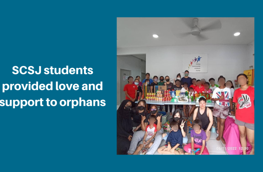 SCSJ students provided love and support to orphans