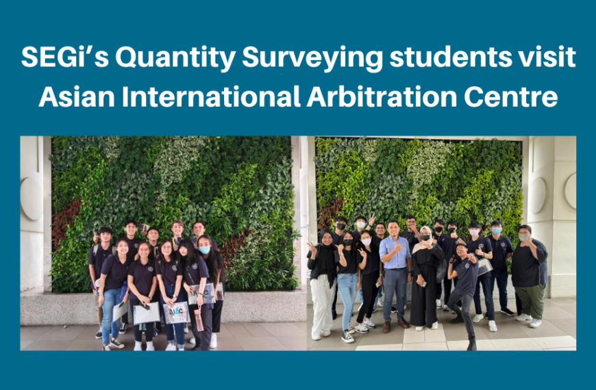 Built Environment Students Explore Arbitration Excellence at AIAC