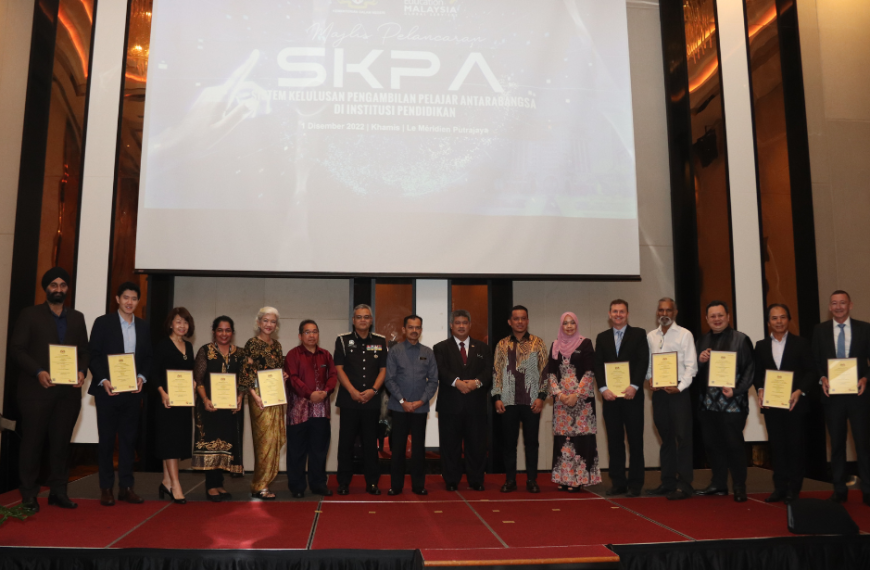 SEGi – The only college to receive SKPA Certificate