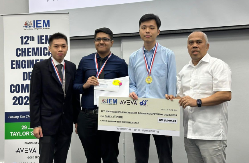 SEGi University Wins Top Prize at IEM Chemical Engineering Competition