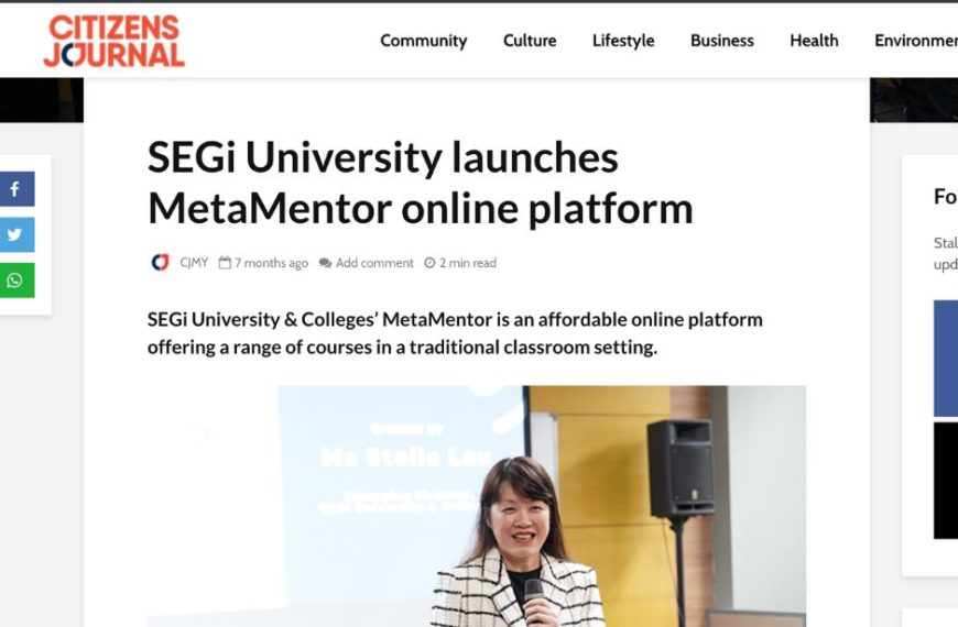 SEGi University launches MetaMentor online platform