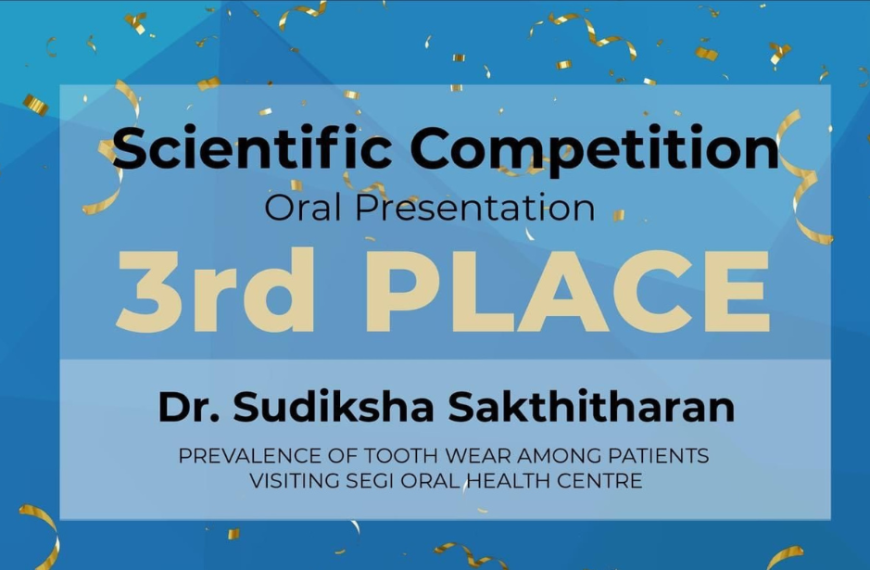 SEGi University Dental Students Secure Top Honors at MDA SCATE 2023