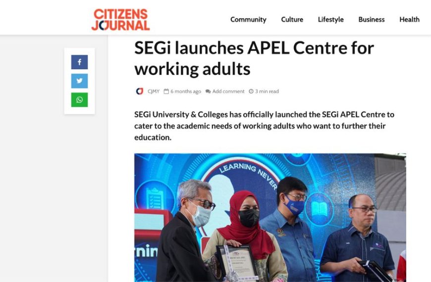 SEGi launches APEL Centre for working adults