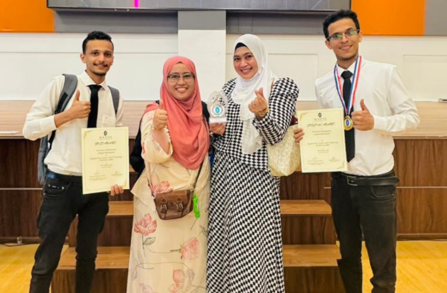 Innovative project by SEGi University’s BEE students wins two awards at ESTE’23