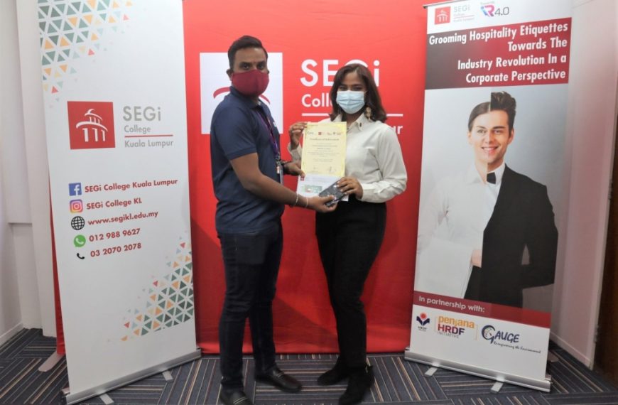 PENJANA HRDF Programme for societal support in SEGi College Kuala Lumpur