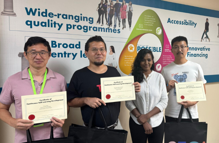 Postgraduate Students Honoured for Commitment to Lifelong Learning at SEGi