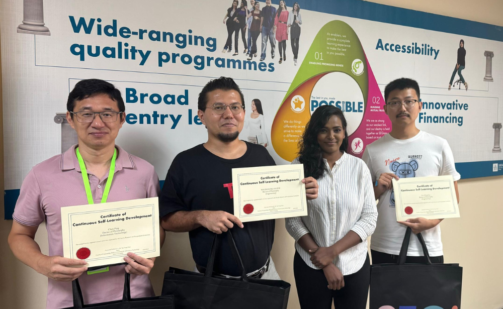 Postgraduate Students Honoured for Commitment to Lifelong Learning at SEGi