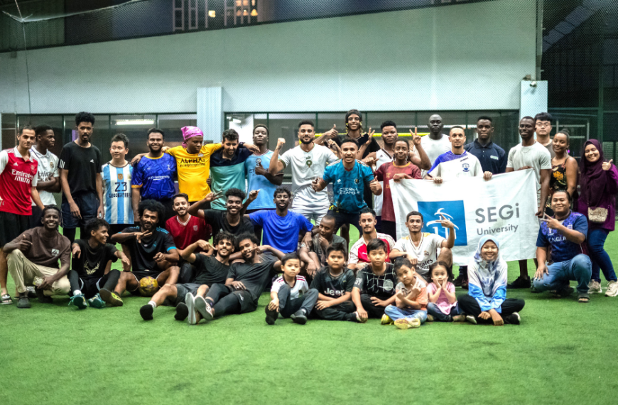Pertandingan futsal kolaborasi E3 SEGi menyatukan para penyokong sukan