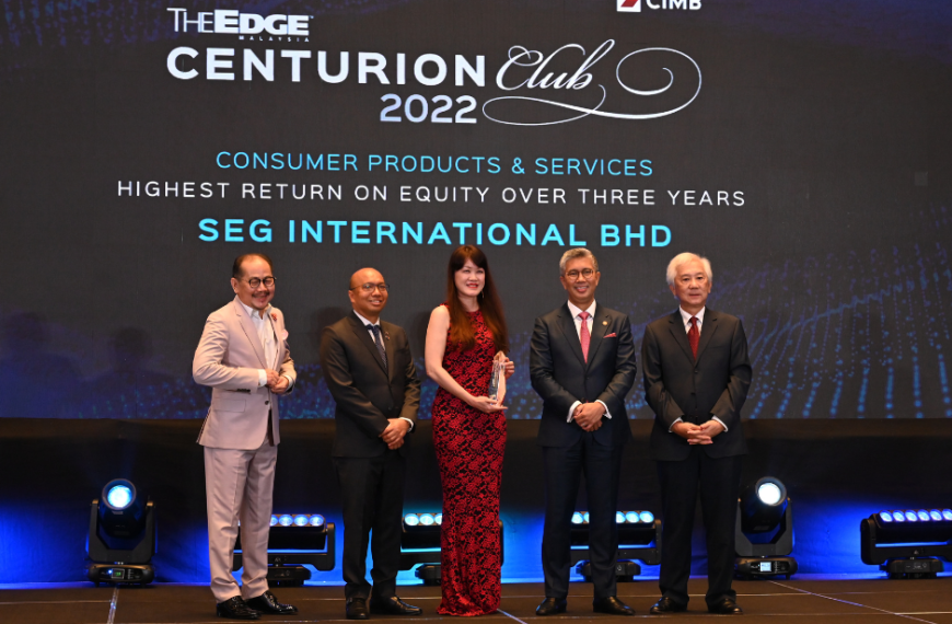 SEGi University & Colleges memenangi anugerah pulangan ekuiti tertinggi selama tiga tahun